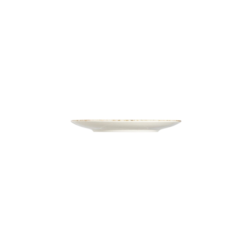 Zestaw obiadowy 24 szt. biały/beżowy/porcelana