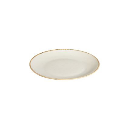 Zestaw obiadowy 24 szt. biały/beżowy/porcelana