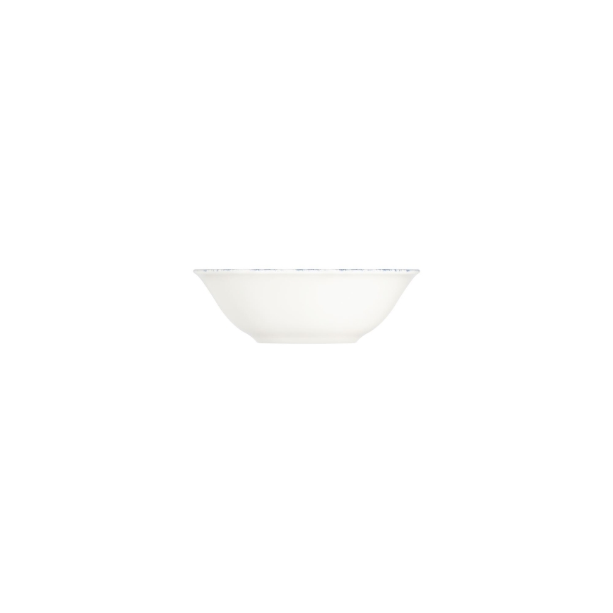 Zestaw obiadowy 24 szt. biały/czerwony/niebieski /porcelana