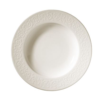 Zestaw obiadowy 24 szt. biały/porcelana