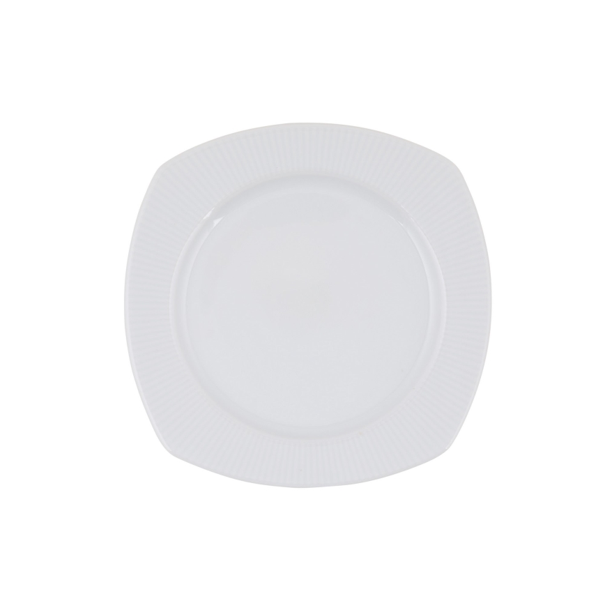 Zestaw obiadowy 24 szt. biały/porcelana