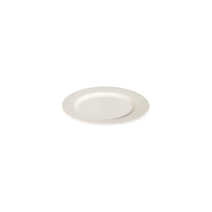 Zestaw obiadowy 24 szt. biały/porcelana