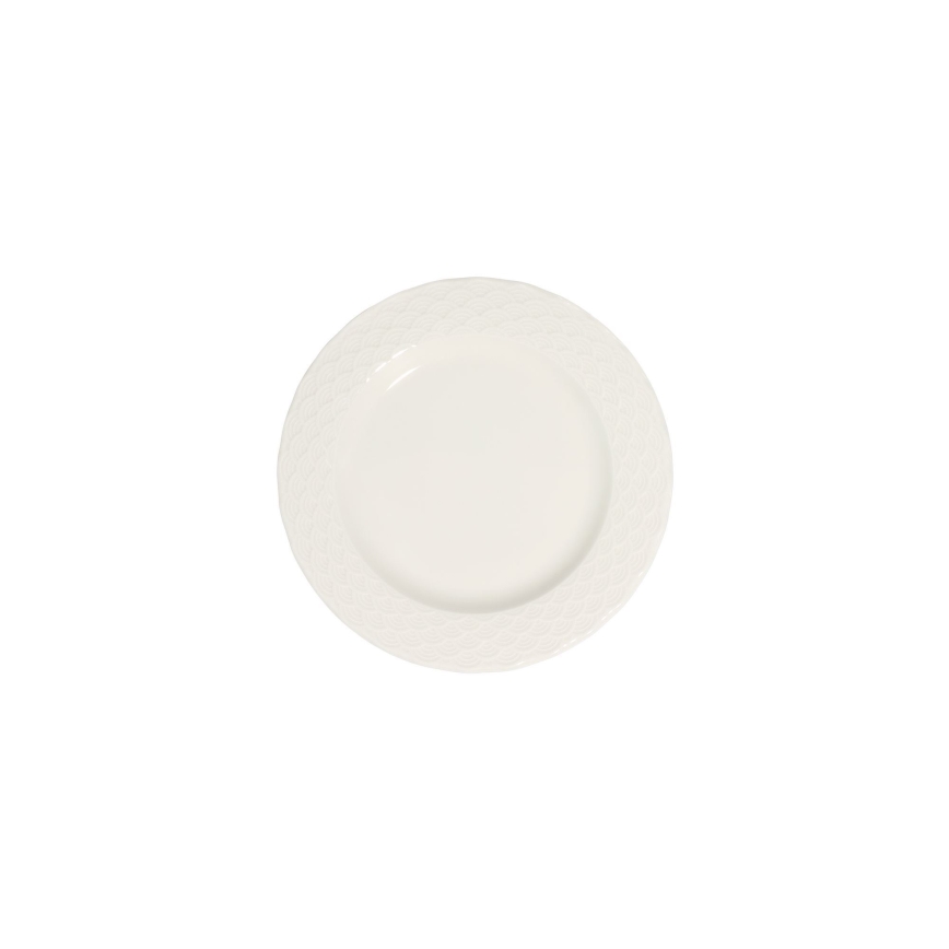 Zestaw obiadowy 24 szt. biały/porcelana