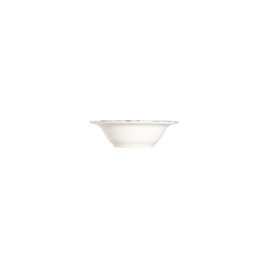 Zestaw obiadowy 24 szt. biały/różowy/porcelana