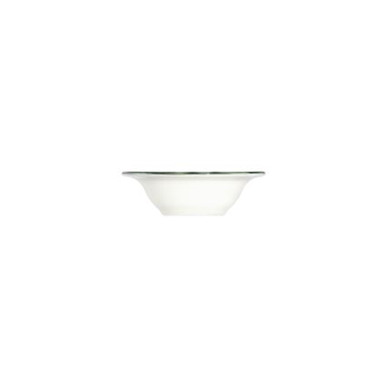 Zestaw obiadowy 24 szt. biały/zielony/porcelana