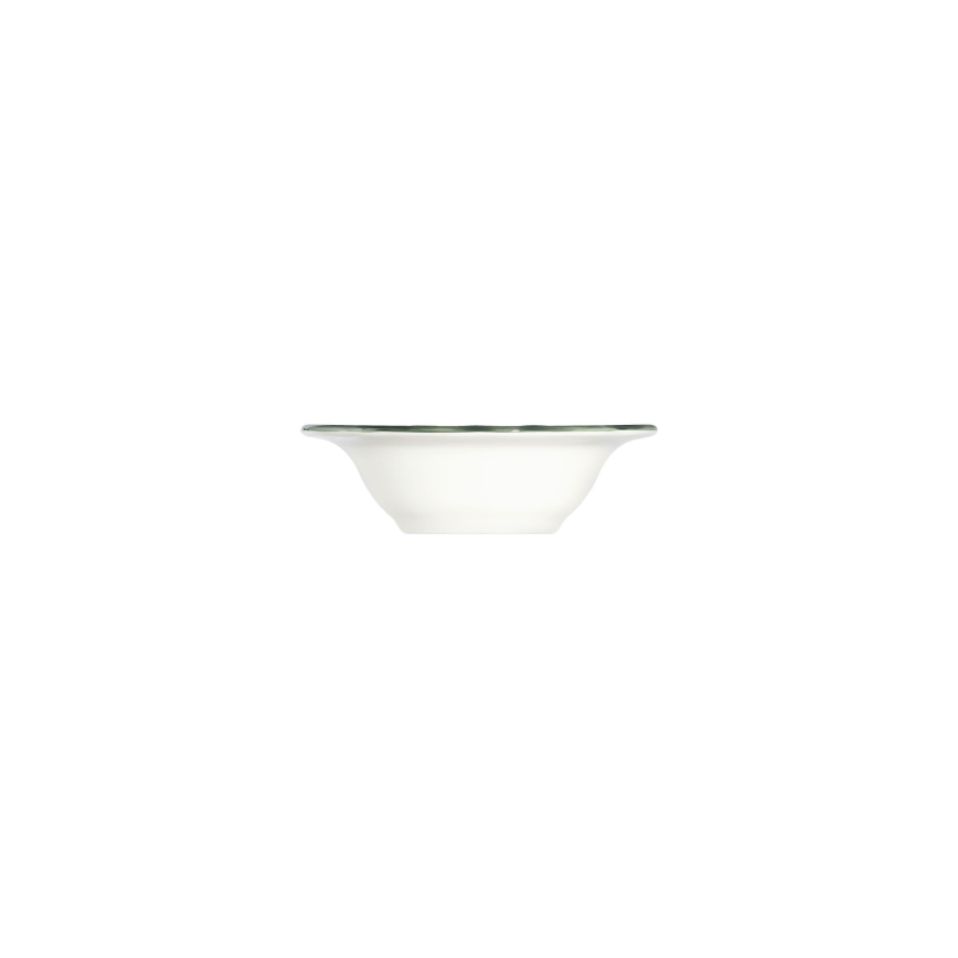 Zestaw obiadowy 24 szt. biały/zielony/porcelana