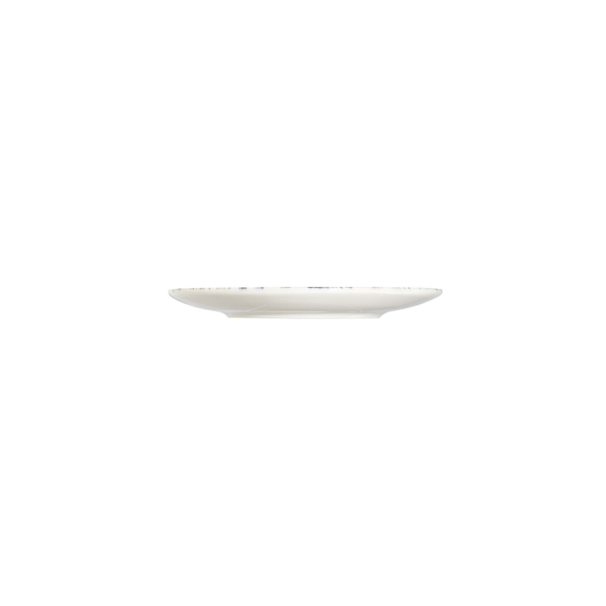 Zestaw obiadowy 24 szt. kolorowy/brązowy/porcelanowy