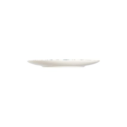 Zestaw obiadowy 24 szt. kolorowy/brązowy/porcelanowy
