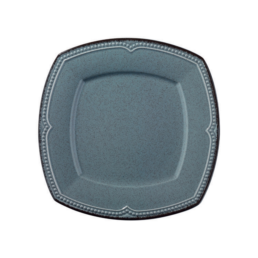 Zestaw obiadowy 24 szt niebieski/porcelana