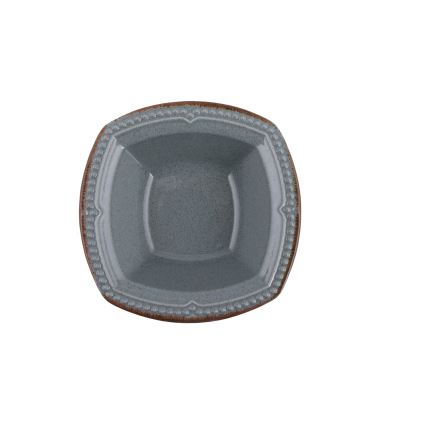 Zestaw obiadowy 24 szt niebieski/porcelana