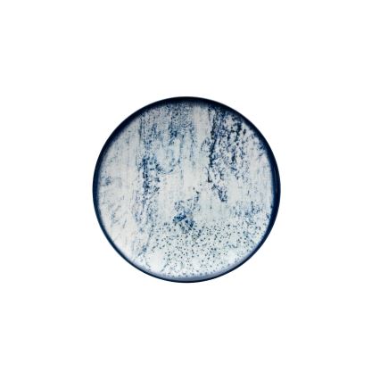 Zestaw obiadowy 24 szt. niebieski/porcelana