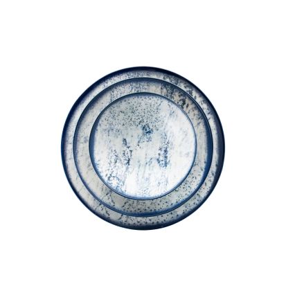 Zestaw obiadowy 24 szt. niebieski/porcelana