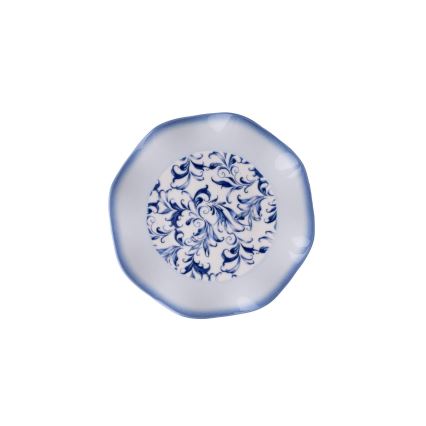 Zestaw obiadowy 24 szt. niebieski/porcelana