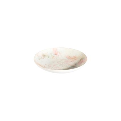 Zestaw obiadowy 24 szt. różowy/beżowy/porcelana