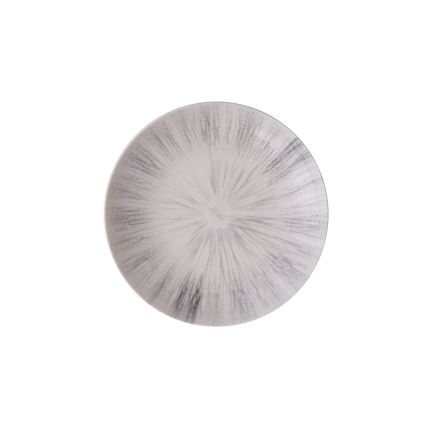 Zestaw obiadowy 24 szt. szary/porcelana