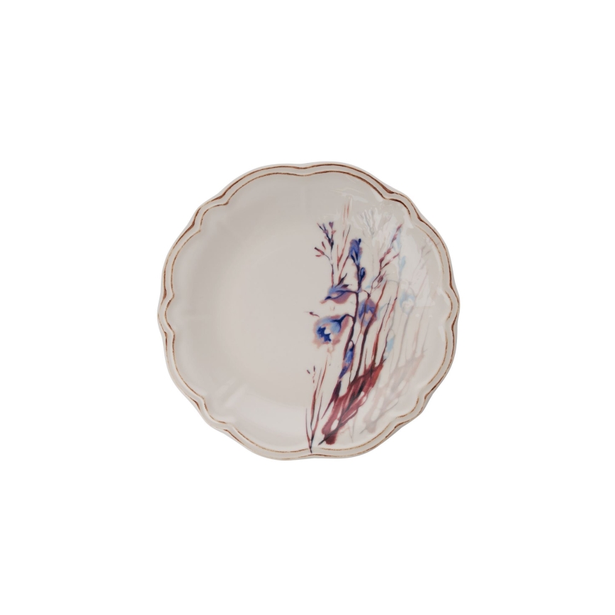 Zestaw obiadowy 24 szt. wielobarwny/porcelana