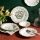 Zestaw obiadowy 24 szt. wielobarwny/porcelana