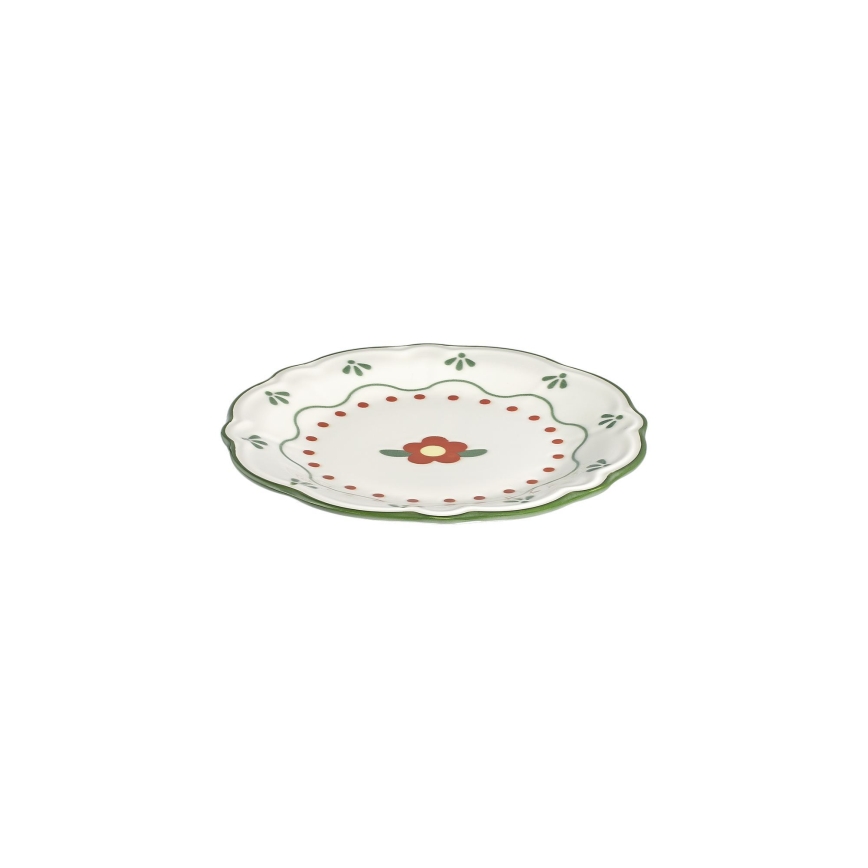 Zestaw obiadowy 24 szt. wielobarwny/porcelana