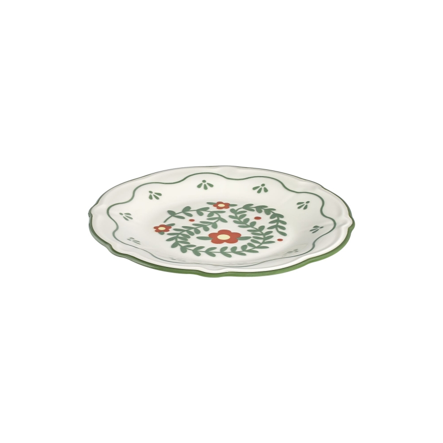 Zestaw obiadowy 24 szt. wielobarwny/porcelana