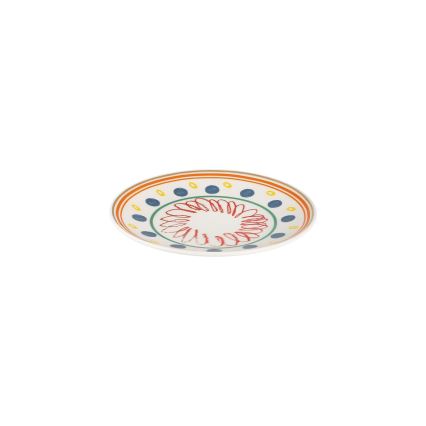 Zestaw obiadowy 24 szt. wielobarwny/porcelana