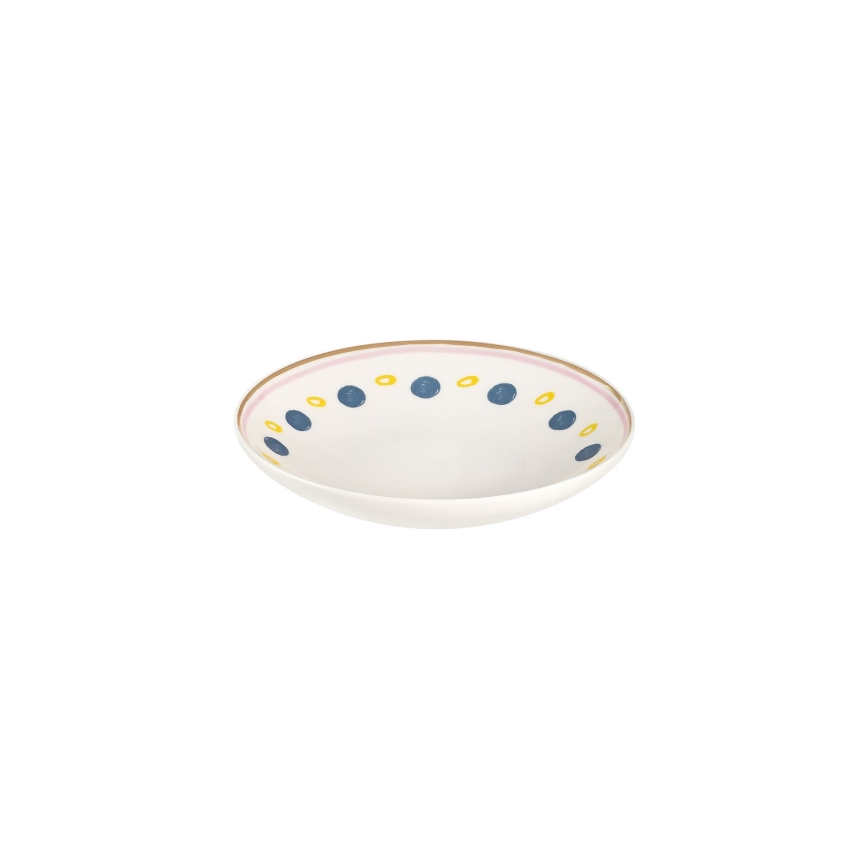 Zestaw obiadowy 24 szt. wielobarwny/porcelana