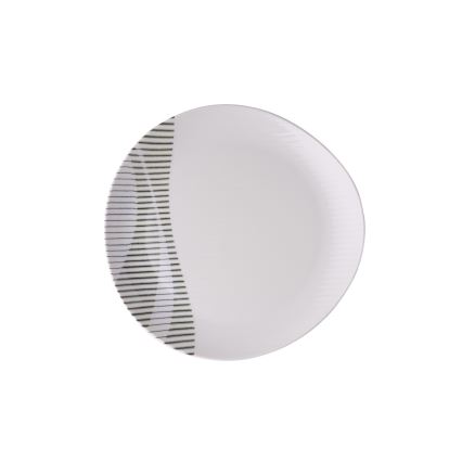 Zestaw obiadowy 24 szt. wielokolorowy/porcelanowy