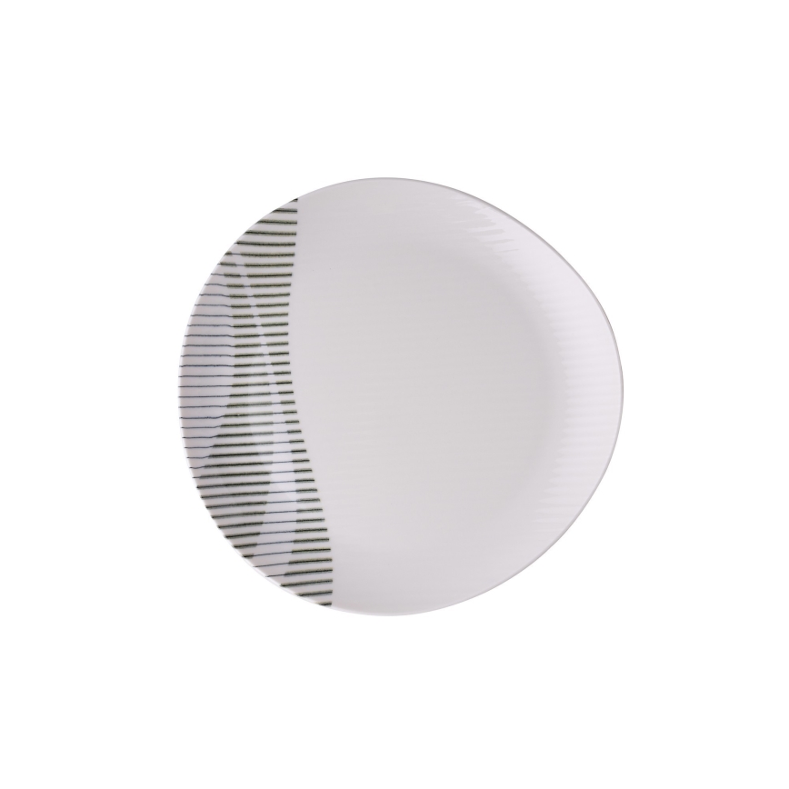 Zestaw obiadowy 24 szt. wielokolorowy/porcelanowy