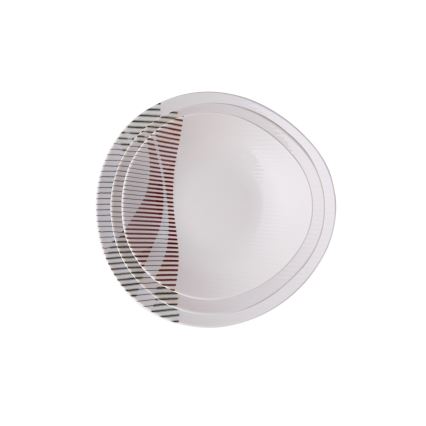 Zestaw obiadowy 24 szt. wielokolorowy/porcelanowy