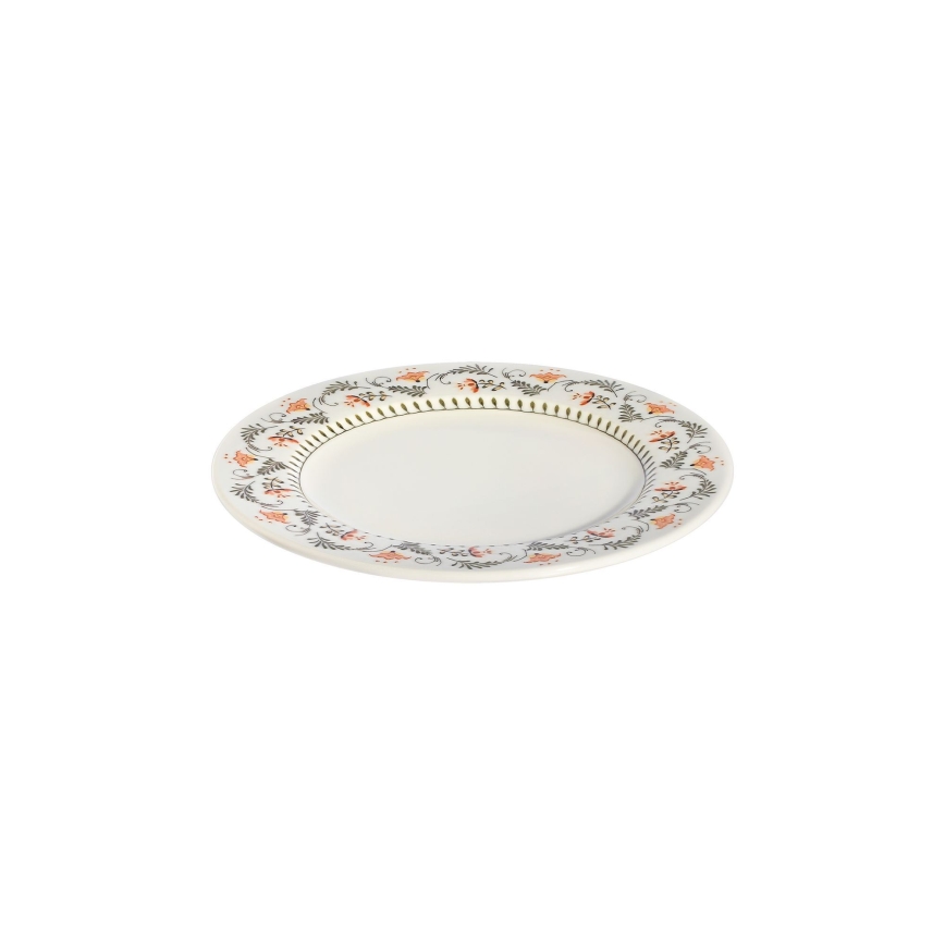 Zestaw obiadowy 24‑częściowy, wielobarwny, porcelana