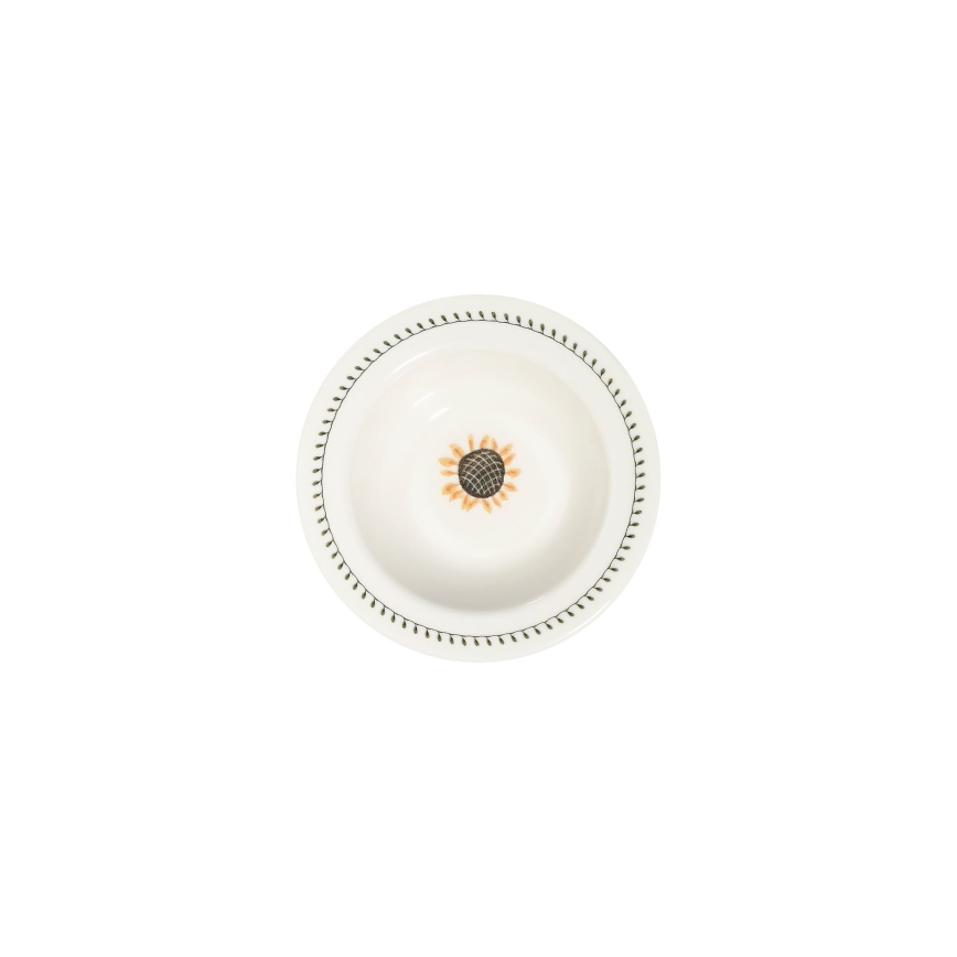 Zestaw obiadowy 24‑częściowy, wielobarwny, porcelana