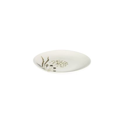 Zestaw obiadowy 27-częściowy, biały/brązowy, porcelana