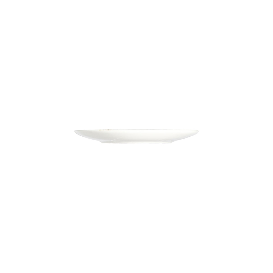Zestaw obiadowy 27-częściowy, biały/brązowy, porcelana