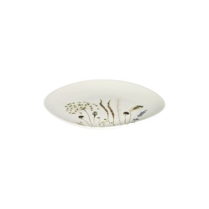 Zestaw obiadowy 27-częściowy, biały/brązowy, porcelana