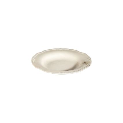 Zestaw obiadowy 27 szt. kremowy/porcelana