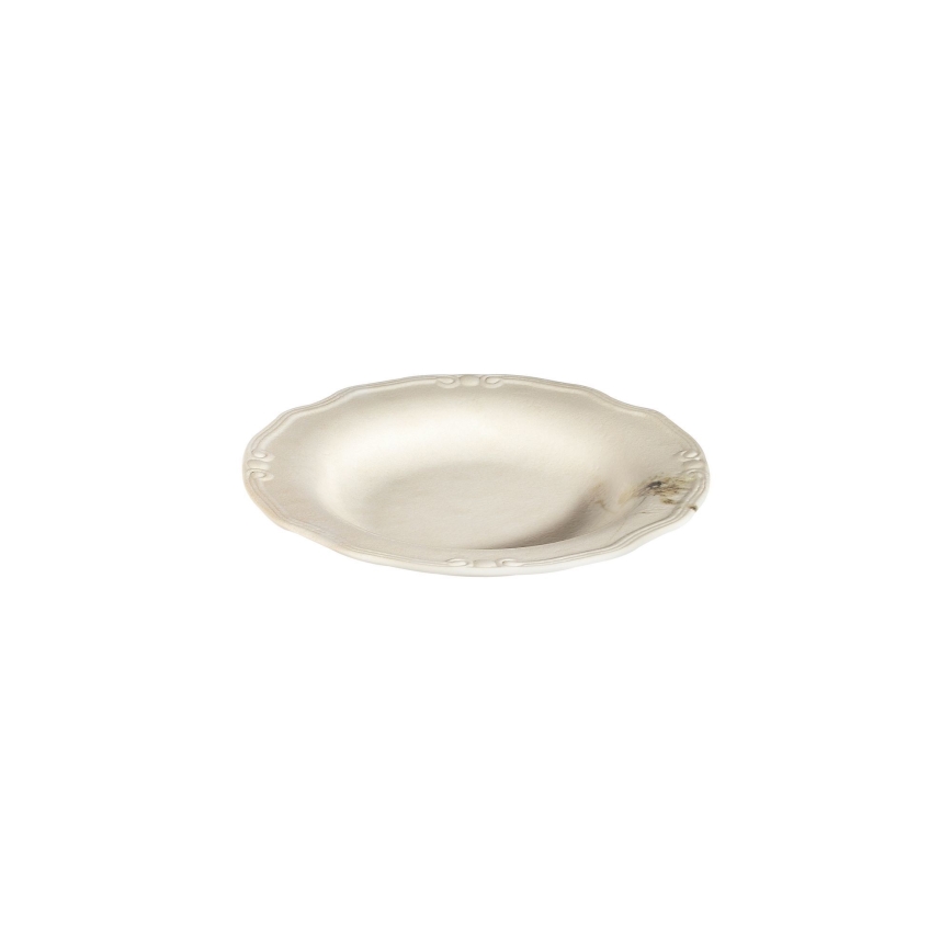 Zestaw obiadowy 27 szt. kremowy/porcelana