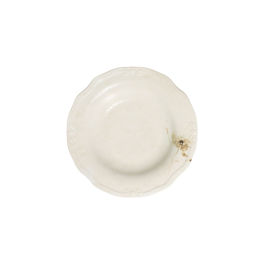 Zestaw obiadowy 27 szt. kremowy/porcelana