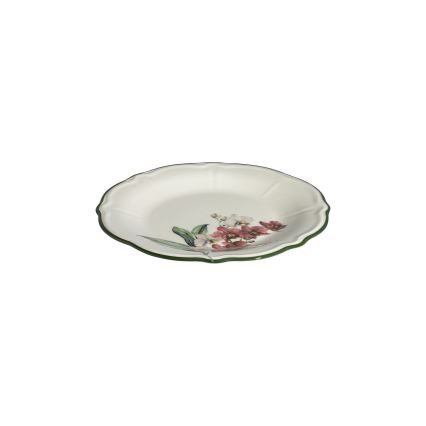 Zestaw obiadowy 27 szt. różowy/biały/porcelana