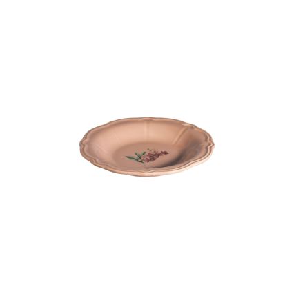 Zestaw obiadowy 27 szt. różowy/biały/porcelana