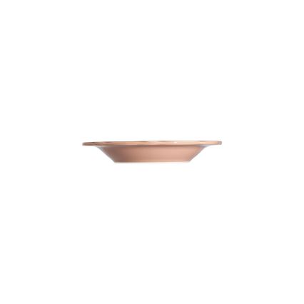 Zestaw obiadowy 27 szt. różowy/biały/porcelana