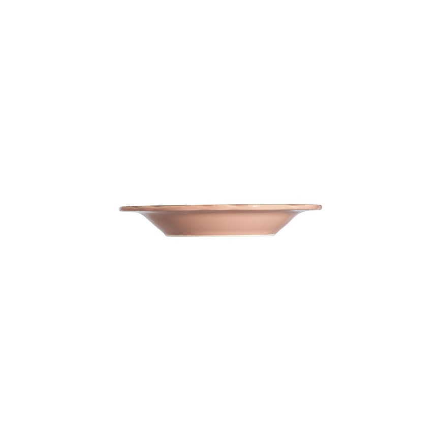 Zestaw obiadowy 27 szt. różowy/biały/porcelana