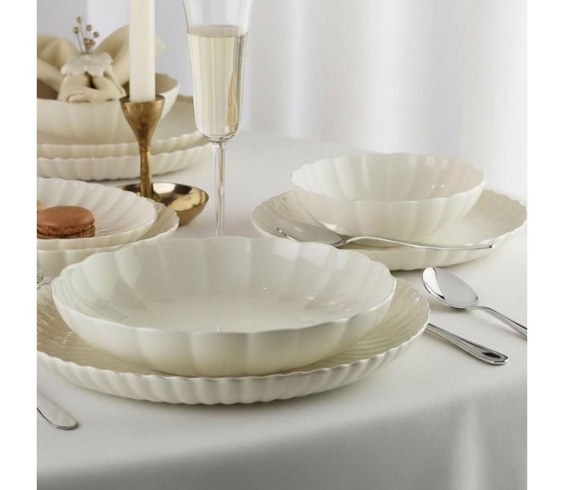 Zestaw obiadowy 52 szt. biały/porcelana