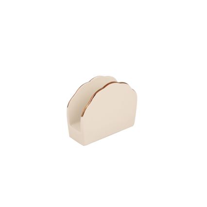 Zestaw obiadowy 83 szt. biały/miedziany/porcelana