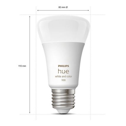 Zestaw podstawowy Hue WHITE AND COLOR AMBIANCE 3xE27/9W/230V 2000-6500K + urządzenie łączące