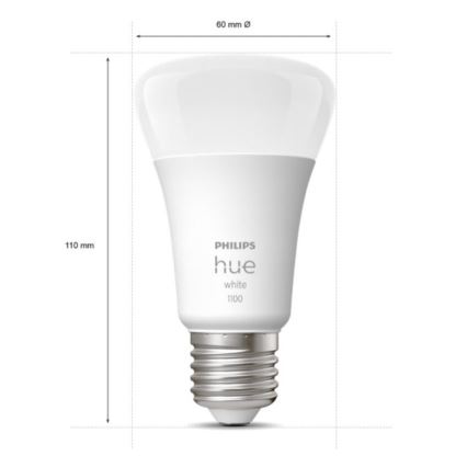 Zestaw podstawowy Philips Hue WHITE 3×E27/9,5W 2700K + urządzenie połączeniowe