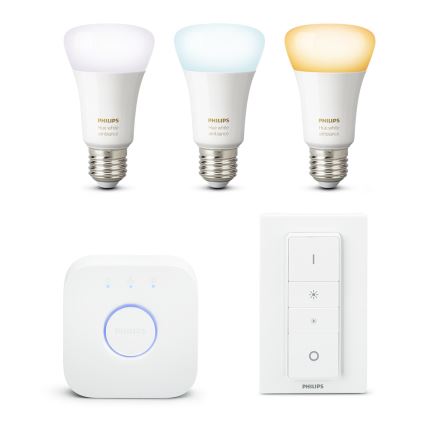 Zestaw podstawowy Philips Hue WHITE AMBIANCE 3xE27/9,5W/230V