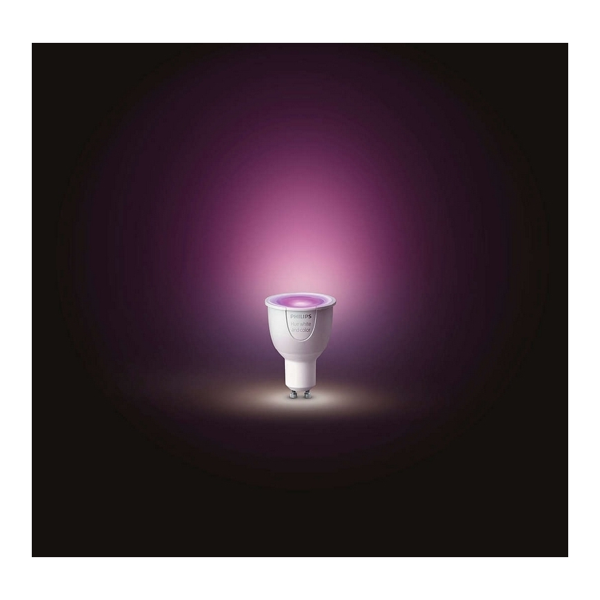 Zestaw podstawowy Philips HUE WHITE AND COLOR AMBIANCE 3xGU10/6,5W/230V