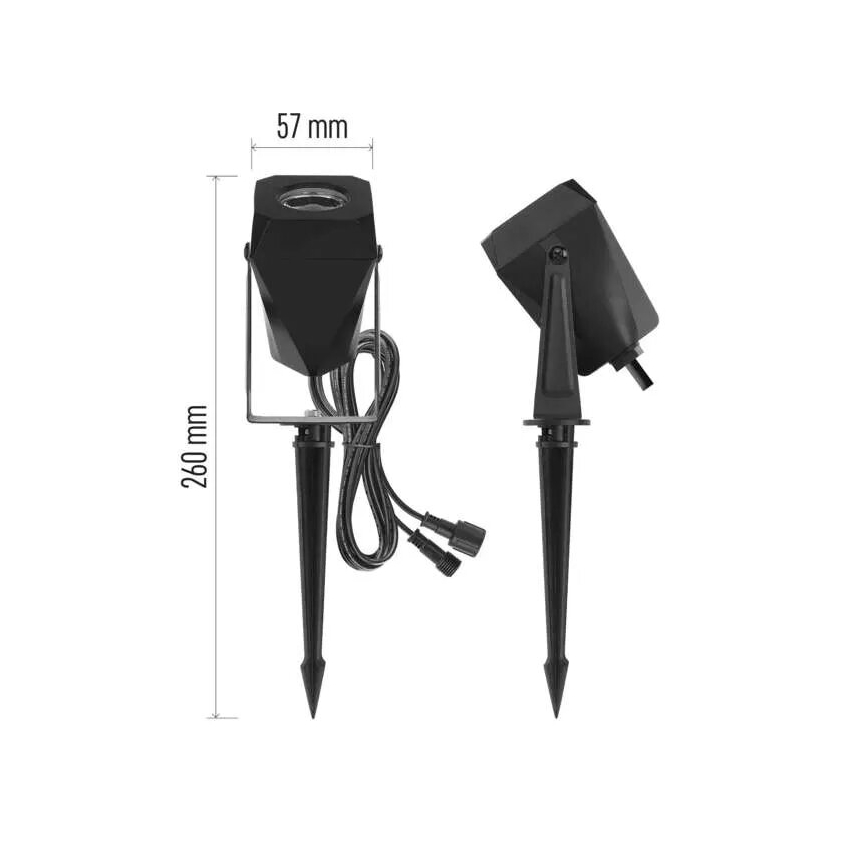 LED RGBIC Ściemnialna lampa zewnętrzna GoSmart - rozszerzenie LED/1,5W/230V 3000-6500K IP65 Wi-Fi Tuya