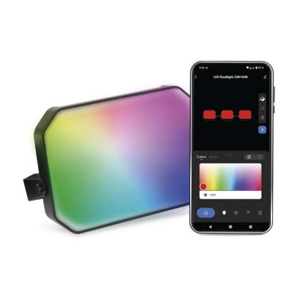 LED RGBIC Ściemnialny zewnętrzny reflektor GoSmart - rozszerzenie LED/4W/230V 3000-6500K IP65 Wi-Fi Tuya