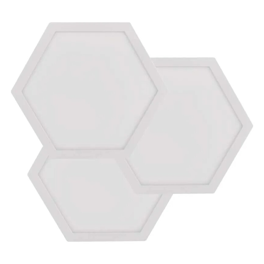 ZESTAW 3x ściemnialnych paneli LED RGBIC+CCT - rozszerzenie LED/1,8W/230V Wi-Fi Tuya