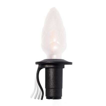 Zestaw rozszerzający LED do użytku zewnętrznego CONE FILAMENT 20×E10, 14 m, kolorowe/ciepła biel, IP44, Wyprodukowano w Czechach
